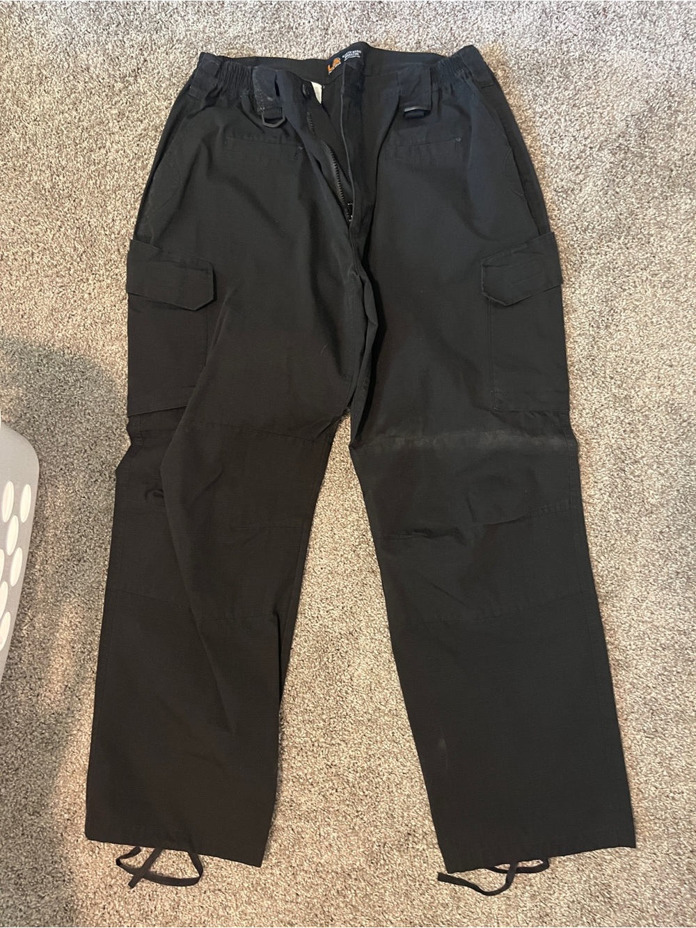 LA Police Gear elastic basic operator pants black 40x32 tactical cargo pants